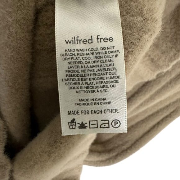 Aritzia Wilfred Free Womens Hush Knit Tank Dress Sz Small Brown Soft Ribbed Midi - Picture 7 of 9